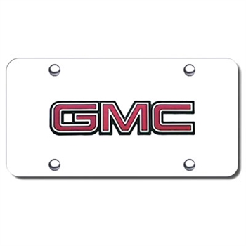 GMC Logo Chrome License Plate