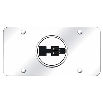 Hummer H3 Logo Chrome License Plate