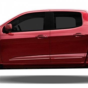 GMC Canyon Painted Body Side Moldings (lower door), 2015, 2016, 2017, 2018, 2019, 2020, 2021, 2022