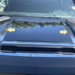 Chevrolet Silverado HD Hood Vent Trim, 2pc 2020, 2021, 2022, 2023, 2024, 2025, 2026