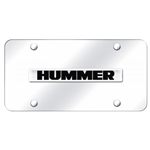 Hummer Chrome License Plate