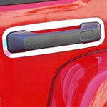 Hummer H3 Chrome Door Handle Surround Accent Trim, 2006, 2007, 2008, 2009