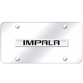 Chevrolet Impala 3D Chrome License Plate
