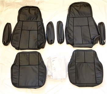 Chevrolet Kodiak 4500 Crew Cab Katzkin Leather Seat Upholstery (with air ride seat), 2003, 2004, 2005, 2006