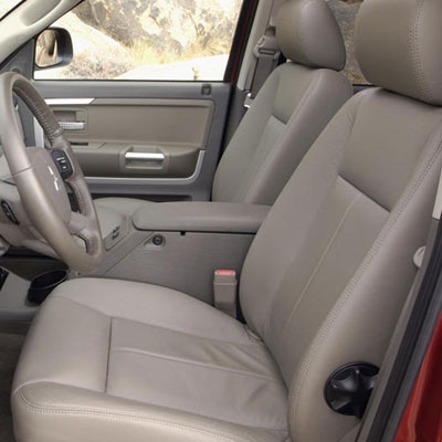 MITSUBISHI RAIDER EXTENDED CAB Katzkin Leather Seat Upholstery 2006, 2007, 2008, 2009