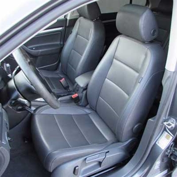 VOLKSWAGEN JETTA 2.5 / 2.0T / SE / SEL Sedan Katzkin Leather Seat Upholstery, 2006, 2007, 2008