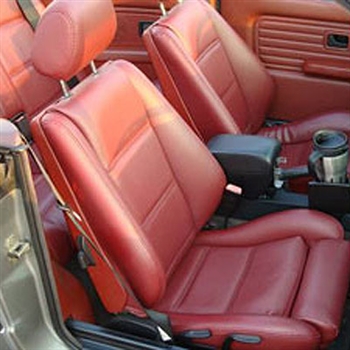 BMW 325I CONVERTIBLE Katzkin Leather Seat Upholstery, 1985, 1986, 1987, 1988, 1989, 1990, 1991, 1992