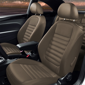 Volkswagen Beetle 2.0 Turbo Coupe Katzkin Leather Seat Upholstery, 2012, 2013, 2014, 2015, 2016, 2017, 2018, 2019