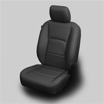 Dodge Ram 1500 Quad Cab Katzkin Leather Seat Upholstery, 2018 (3 passenger split with 3 pc console or 2 passenger base buckets, solid rear, before 7/16/18)