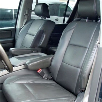 NISSAN ARMADA Katzkin Leather Seat Upholstery, 2013, 2014 (open back driver and passenger front seat, with folding outboard middle row headrests)