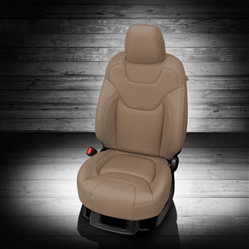 Jeep Cherokee Latitude / Trailhawk / Limited Katzkin Leather Seat Upholstery, 2014, 2015, 2016, 2017 (with fold flat passenger seat)