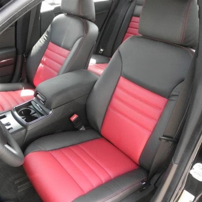 Dodge Charger (Police Vehicles) Katzkin Leather Seat Upholstery, 2015, 2016, 2017, 2018, 2019, 2020, 2021, 2022, 2023