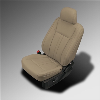 Ford F150 Super Cab XL Katzkin Leather Seat Upholstery, 2020 (2 passenger front seat)