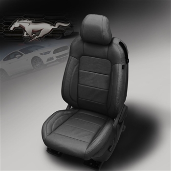 Ford Mustang Convertible V6 / GT / ECO Katzkin Leather Seat Upholstery, 2015, 2016, 2017, 2018, 2019, 2020, 2021, 2022, 2023