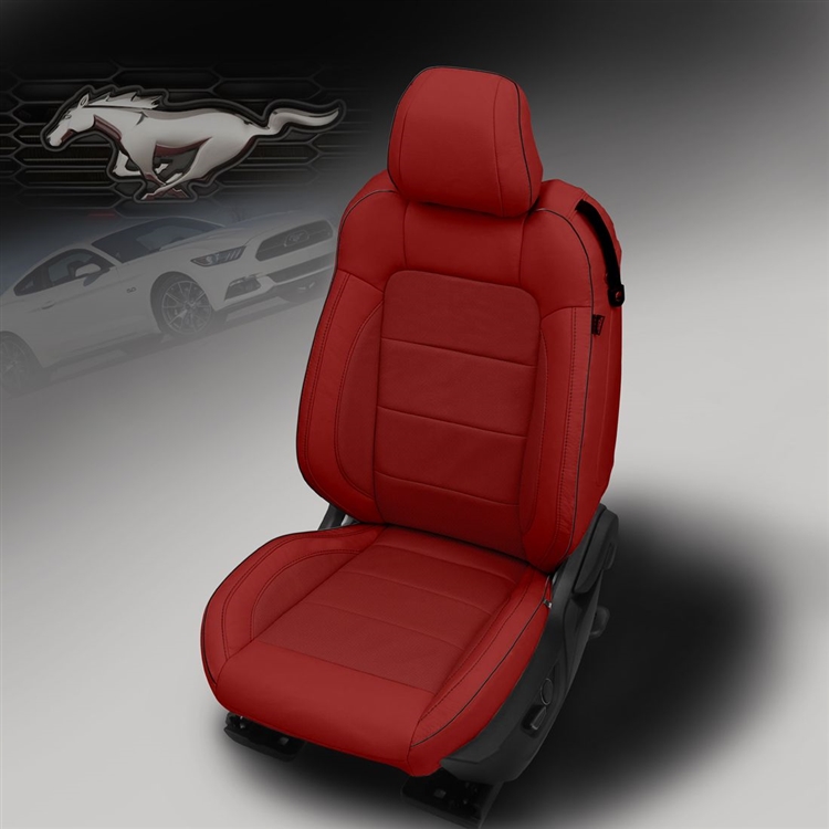 Ford Mustang Coupe V6 / GT / ECO Katzkin Leather Seat Upholstery, 2015,  2016, 2017, 2018, 2019, 2020, 2021, 2022, 2023 | ShopSAR.com