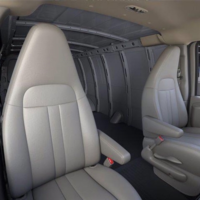 Chevrolet Express VAN Katzkin Leather Seat Upholstery, 2016, 2017, 2018, 2019, 2020, 2021, 2022, 2023, 2024