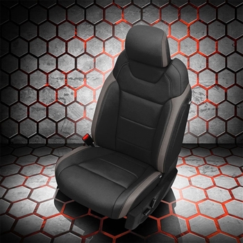 Ford F150 Crew Cab Raptor Katzkin Leather Seat Upholstery (with inflatable rear seat belts), 2017