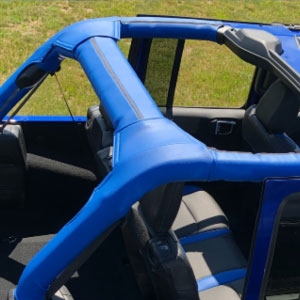 Jeep Wrangler 4 Door Katzkin Roll Bar Cover, 2019