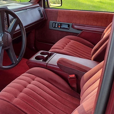 Chevrolet C1500 Crew Cab Katzkin Leather Seat Upholstery, 1993, 1994