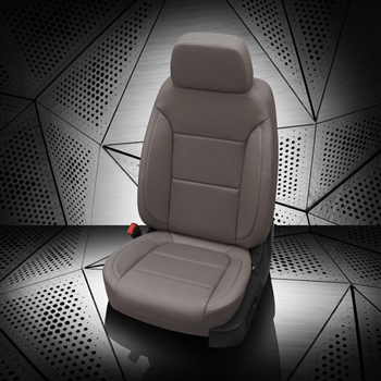 Chevrolet Silverado DOUBLE CAB 1500 / 2500 / 3500 Katzkin Leather Interior, 2022 (3 passenger front seat, with under seat storage)