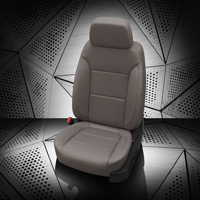 Chevrolet Silverado Double Cab 1500 Katzkin Leather Seats (3 passenger front seat, with top console storage), 2021
