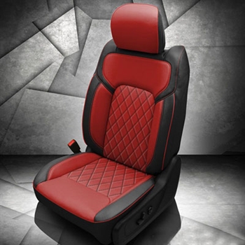 Ram Quad Cab 1500 Katzkin Leather Seat Upholstery, 2022, 2023, 2024 (3 passenger split or 2 passenger base buckets, manual driver's seat, solid rear)