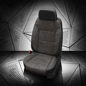 2021 GMC Sierra CREW CAB Katzkin Leather Interior, 2020 (3 passenger front, with rear armrest, with rear back rest storage)