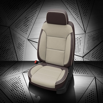 GMC Sierra DOUBLE CAB Katzkin Leather Interior, 2021 (3 passenger front seat)