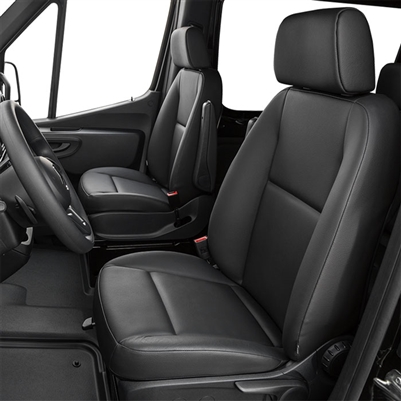 Mercedes Sprinter Van Katzkin Leather Seat Upholstery (without leg extensions, without active headrests), 2019, 2020, 2021, 2022, 2023, 2024, 2025