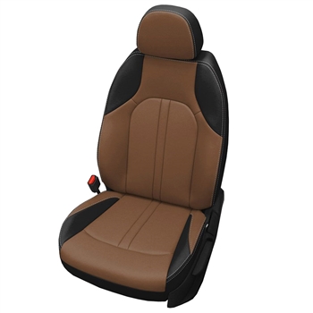 Hyundai Sonata SEL Katzkin Leather Seat Upholstery (integrated rear headrests, VIN 'K'), 2020, 2021, 2022, 2023, 2024, 2025, 2026