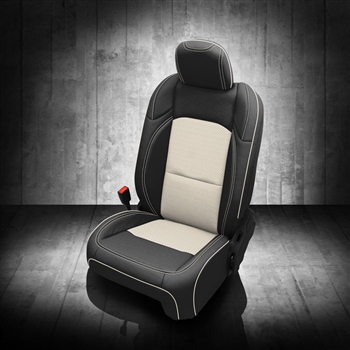 Jeep Gladiator Katzkin Leather Seat Upholstery (replaces factory cloth), 2020, 2021, 2022, 2023