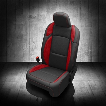 Jeep Gladiator Rubicon Katzkin Leather Seat Upholstery (replaces factory cloth), 2020, 2021, 2022, 2023