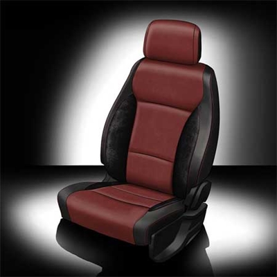 Ford F150 Crew Cab XLT Katzkin Leather Seat Upholstery, 2022, (3 passenger front seat)