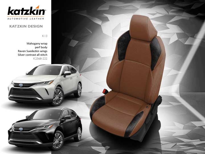 Toyota Venza Katzkin Leather Seat Upholstery, 2021, 2022, 2023
