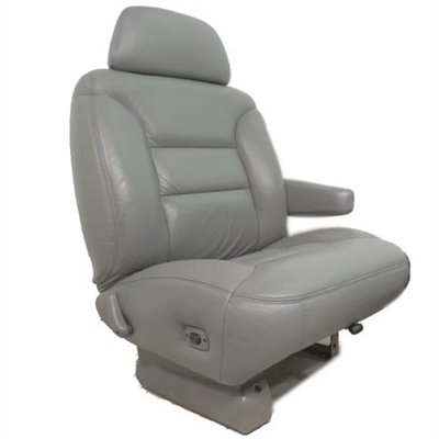 Chevrolet Suburban Katzkin Leather seat Upholstery (3 passenger front seat, factory cloth replacement), 1995, 1996, 1997, 1998, 1999