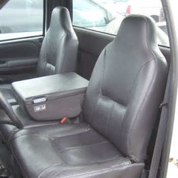 Dodge Ram 2500 / 3500 Regular Cab Katzkin Leather Seat Upholstery, 2002