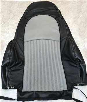 Chevrolet Corvette Coupe / Convertible Katzkin Leather Seat Upholstery (base seat, 1 piece lean back), 1997, 1998, 1999, 2000, 2001, 2002, 2003, 2004