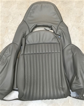 Chevrolet Corvette Coupe / Convertible Katzkin Leather Seat Upholstery (sport seat, 2 piece lean back), 1997, 1998, 1999, 2000, 2001, 2002, 2003, 2004