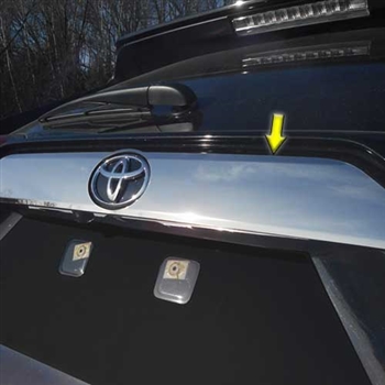 Toyota Rav4 Chrome License Bar Trim, 2019, 2020, 2021, 2022, 2023