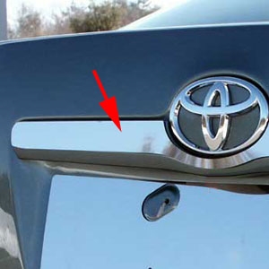 Toyota Camry Chrome License Bar, 2007, 2008, 2009, 2010, 2011