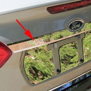 Ford Focus Sedan Chrome License Bar Trim, 2015, 2016, 2017, 2018