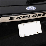 Ford Explorer Chrome License Bar Trim, 2020, 2021, 2022, 2023