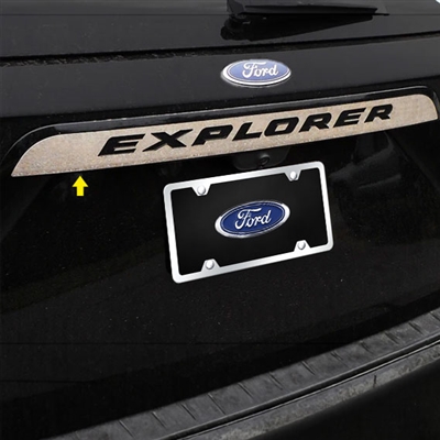 Ford Explorer Chrome License Bar Trim, 2020, 2021, 2022, 2023