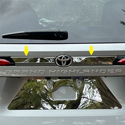 Toyota Grand Highlander Chrome License Trim, 2pc  2024
