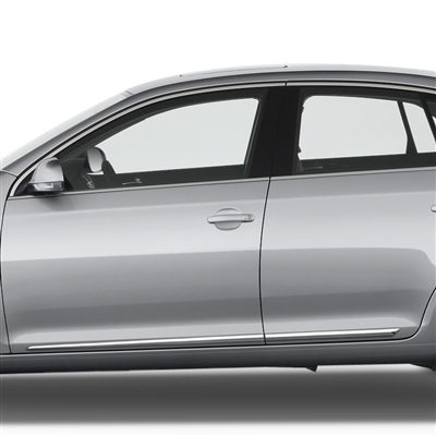 Volkswagen Jetta Chrome Lower Door Moldings, 2006, 2007, 2008, 2009, 2010