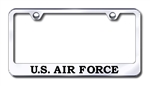 Air Force Premium Chrome License Plate Frame