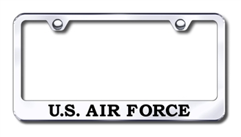 Air Force Premium Chrome License Plate Frame