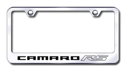 Chevrolet Camaro RS Premium Chrome License Plate Frame