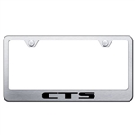 Cadillac CTS Laser Etched Chrome License Plate Frame