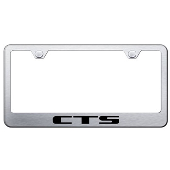 Cadillac CTS Laser Etched Chrome License Plate Frame